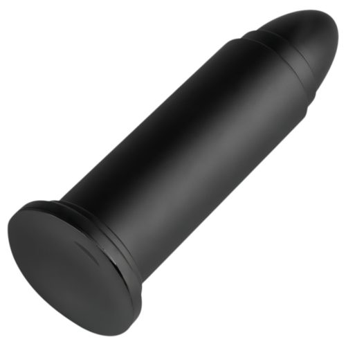 BUTTR 10 Punder - tapadókorongos nagy dildó (fekete)