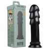 BUTTR Madbull Muzzl - tapadókorongos dildó (fekete)