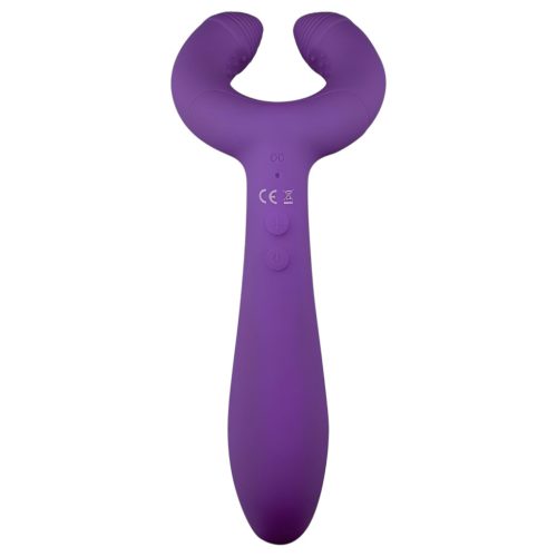 Easytoys Couple - akkus, vízálló párvibrátor (lila)