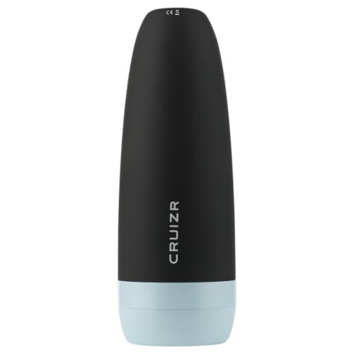 CRUIZR CP01 - akkus, forgó-szívó maszturbátor (fekete-kék)