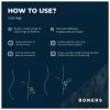 Boners Ergo - szilikon péniszgyűrű (szürke)