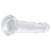 EasyToys - zselés dildó - 18cm (átlátszó)