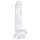 EasyToys - herés dildó - 17cm (átlátszó)
