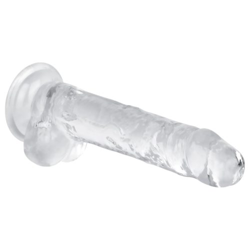 EasyToys - herés dildó - 17cm (átlátszó)