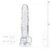 EasyToys - herés dildó - 17cm (átlátszó)