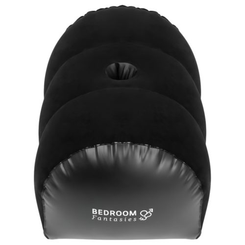 Bedroom Fantasies - felfújható szexpárna, vibrátor tartóval (fekete)
