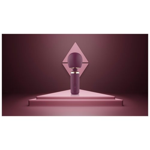 Glam - mini wand vibrátor (lila)