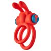Dreamtoys Love Signal - vibráló péniszgyűrű (piros)