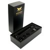 Wand vibrátor Pixey Deluxe Black Velvet M – 4 fokozat, fekete