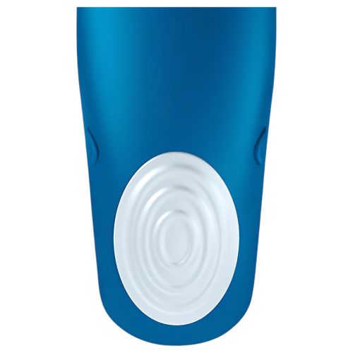 Satisfyer Double Whale - 2 motoros párvibrátor (kék)