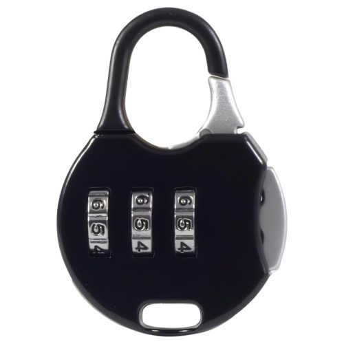 LOCK A WILLY - szilikon pénisz ketrec lakattal (fekete)
