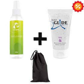    3 részes kiegészítő csomag (táska, fertőtlenítő, síkosító)